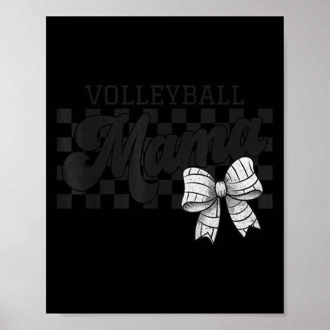 Poster Arco de Voleibol Checado Mama Coquette (Frente)