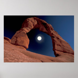 Poster Arco Delicado Parque Nacional Arches Utah