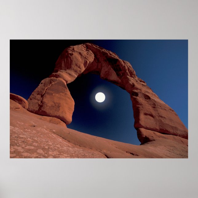 Poster Arco Delicado | Parque Nacional Arches Utah (Frente)