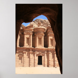 Poster arco do monastério de PETRA