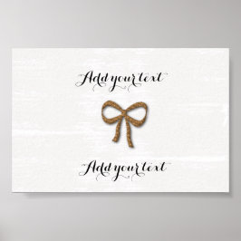 Poster Arco Dourado Bonito Colagem Bebês Crianças de Casa