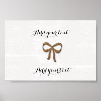 Poster Arco Dourado Bonito Colagem Bebês Crianças de Casa