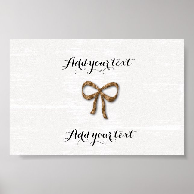 Poster Arco Dourado Bonito Colagem Bebês Crianças de Casa (Frente)