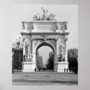 Pôster Arco Fotografia de Dewey do vintage (1900)