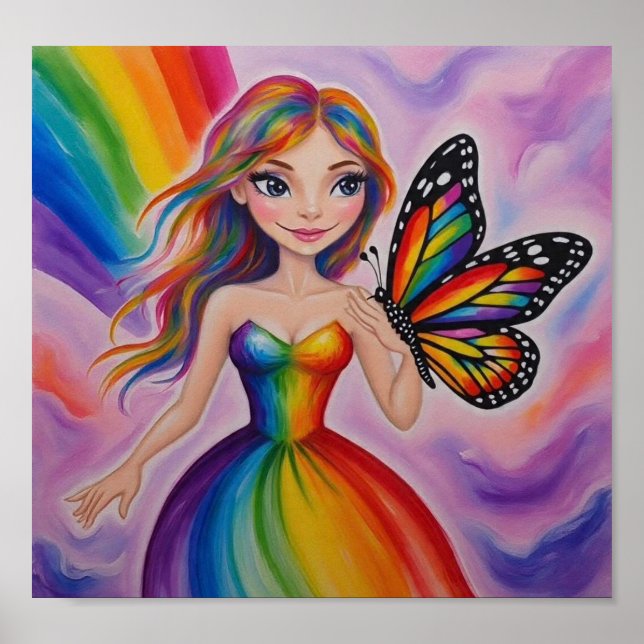 Poster Arco-Íris (Frente)