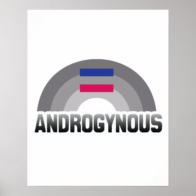 PÔSTER ARCO-ÍRIS ANDRÓGINO (Frente)