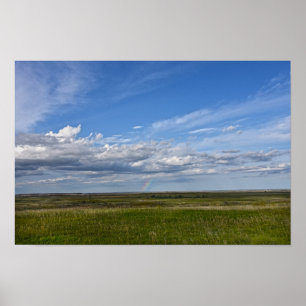 Poster Arco-íris das Pastagens do Parque Nacional Badland
