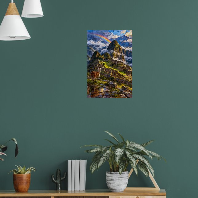 Poster Arco-íris de Machu Picchu (Sala de Estar 1)