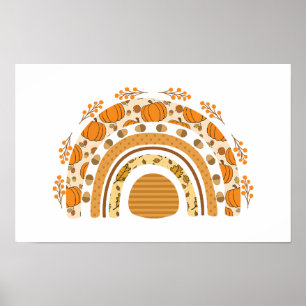 Poster Arco-íris de Outono 
