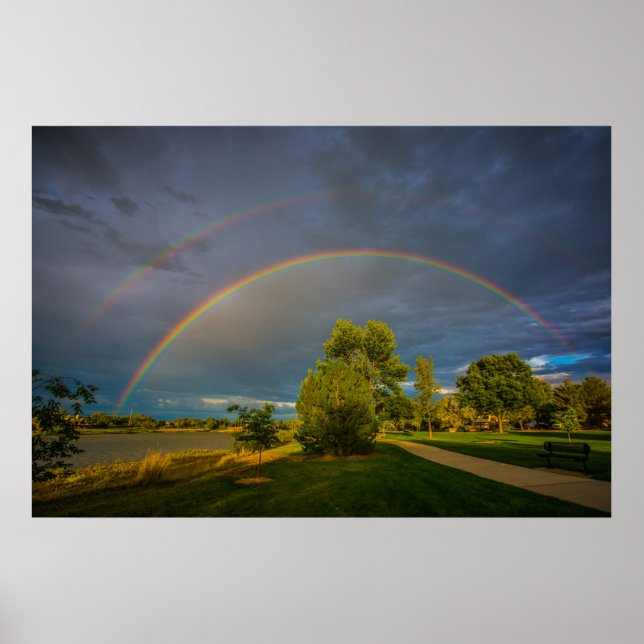 Pôster Arco-íris Duplo (Frente)