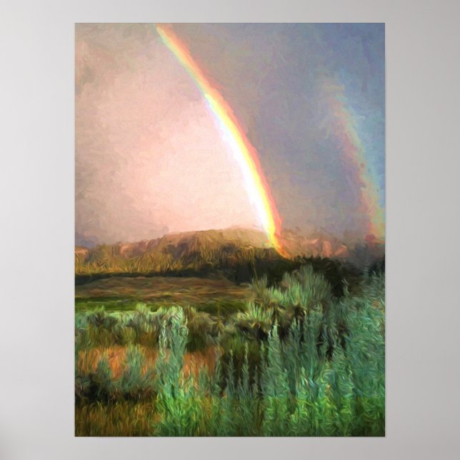 Poster Arco-íris Duplo (Frente)