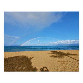 Pôster Arco-íris e Areia