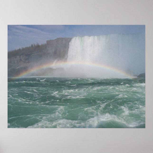 Pôster Arco-Íris Em NiagaraFalls (Frente)
