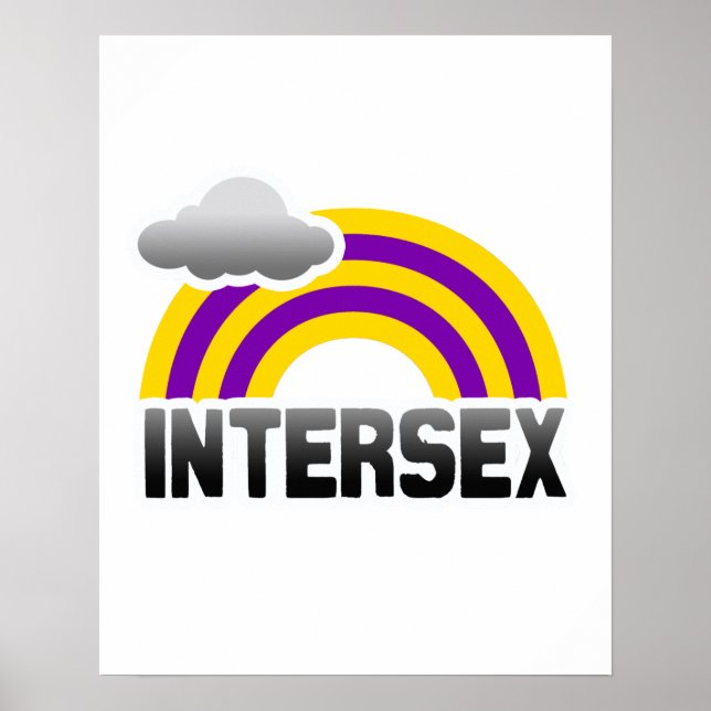 POSTER ARCO-ÍRIS INTERSEXO (Frente)