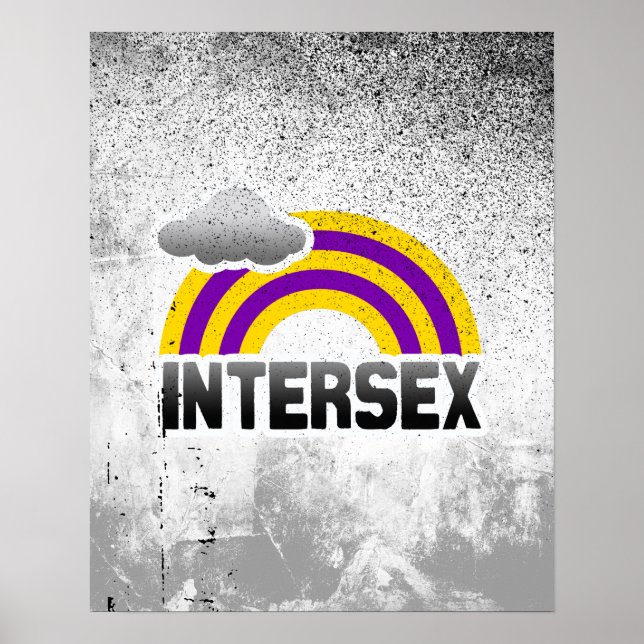 PÔSTER ARCO-ÍRIS INTERSEXO (Frente)