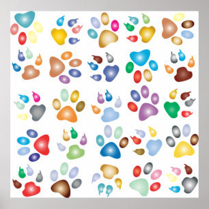 Poster Arco-íris prismático colorido