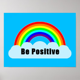 Poster ARCO-ÍRIS - Seja Positivo
