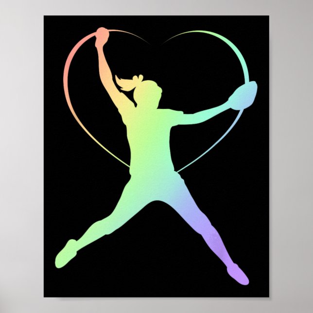 Poster Arco-íris Suave Softll Presentes Para Meninas Adol (Frente)