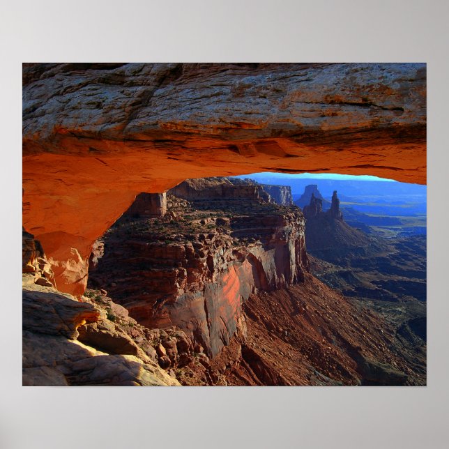 Pôster Arco Mesa em Sunrise, Utah (Frente)