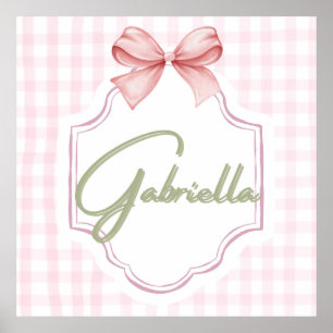 Poster Arco personalizado da Gabriella Baby Girl