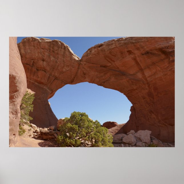 Poster Arco Quebrado no Parque Nacional Arches (Frente)