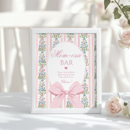 Poster Arco Rosa bar Momosa Amor Shack Baby