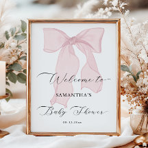 Arco rosa Chá de fraldas