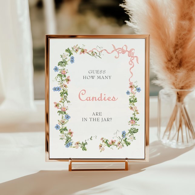 Poster Arco Rosa de Flor Selvagem Quantas Candias no Jar (Criador carregado)