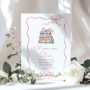 Poster Arco rosa vintage de contos de fadas Momosa Bar