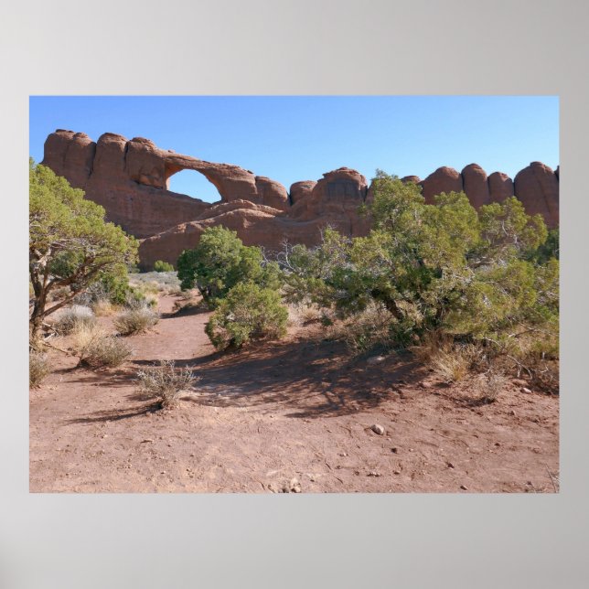 Poster Arco Skyline no Parque Nacional Arches (Frente)