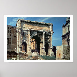 Pôster Arco triunfal de Septimius Severus, dedicado