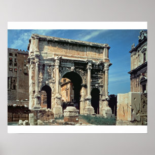 Pôster Arco triunfal de Septimius Severus, dedicado