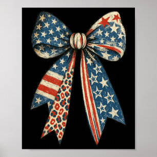 Poster Arco Vintage Dos Eua Em Azul Branco Vermelho Para