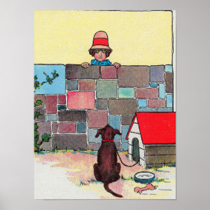 Poster Arco-wow-wow! De quem és tu? Nursery Rhyme