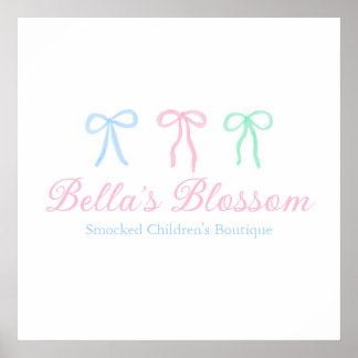 Poster Arcos de aquarela de pré-disquete Logotipo Digital