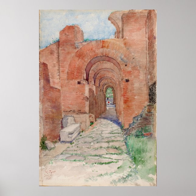 Poster Arcos do Palácio de Nero (1933) Cass Gilbert (Frente)