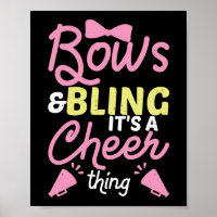 Arcos e Bling É um Arco de Cheerleader animado Ti