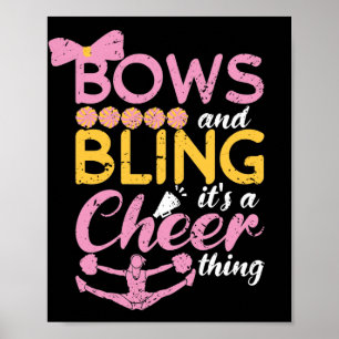Poster Arcos E Bling É Uma Dança De Cheerleader Animado