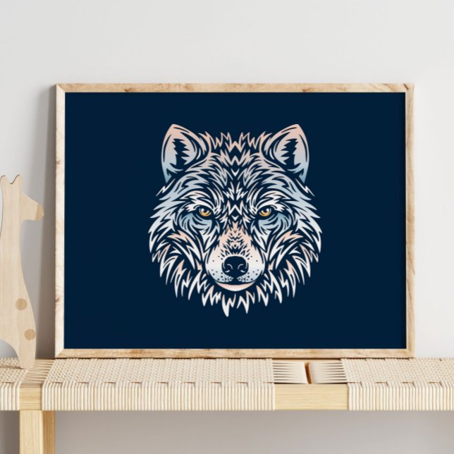 Poster Arctic Wolf | Wolf Winter Wall Print (Criador carregado)