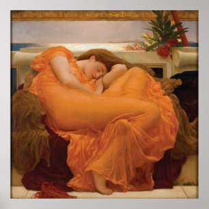 Pôster Ardendo junho por Frederic Leighton