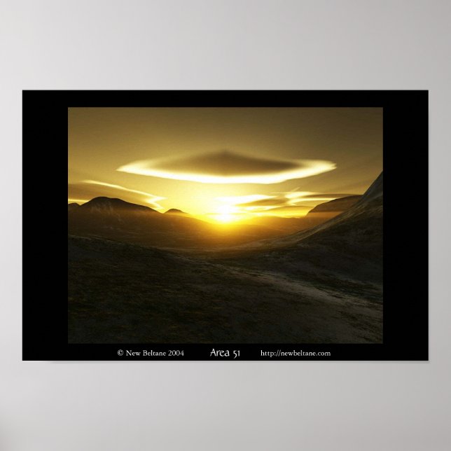 Pôster Area 51 (Frente)