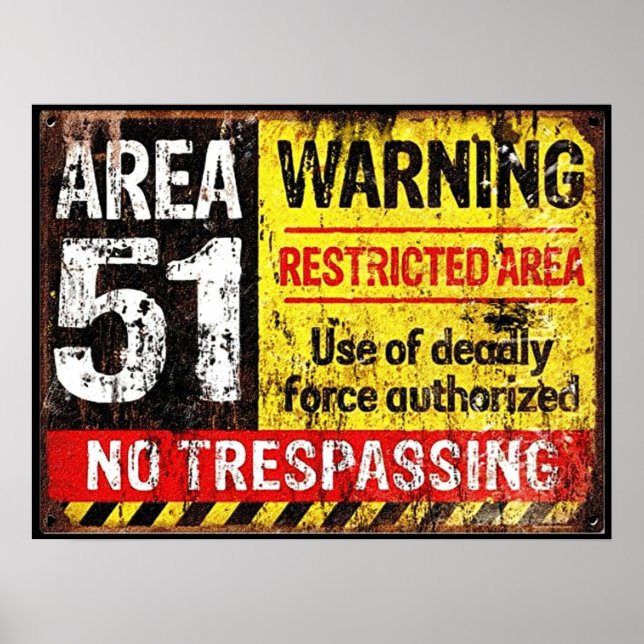 POSTER AREA 51 (Frente)