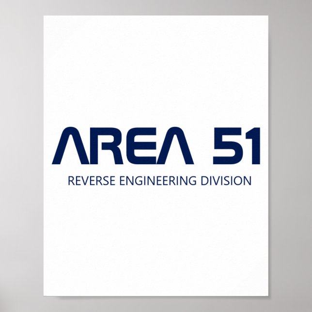 Poster Área 51 Engenharia Reversa Alien Ufo Paranormal  (Frente)