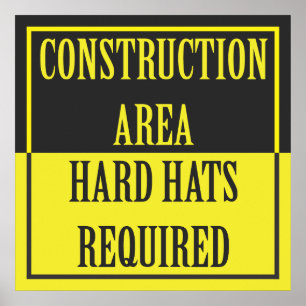 POSTER ÁREA DE CONSTRUÇÃO - ÓDIGOS DE DURO NECESSÁRIOS