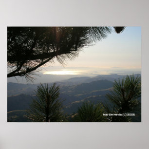Poster Área de Montanha da Baía de São Francisco
