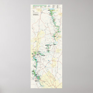 Pôster Área de recreação nacional de Chattahoochee Riv
