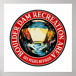 Pôster Área de Recriação de Boulder Dam