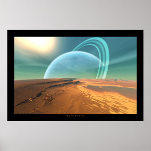 Poster Área deserta