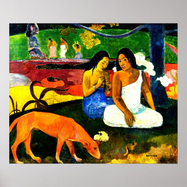 Poster Arearea de Paul Gauguin (Frente)