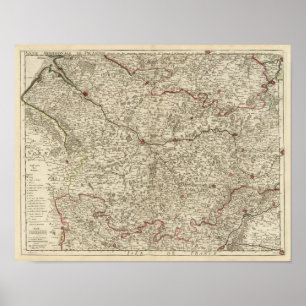 Pôster Áreas urbanas de France 2